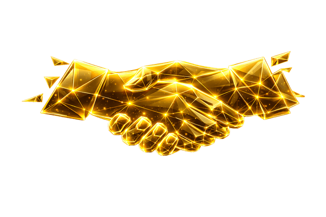 Gold Handshake